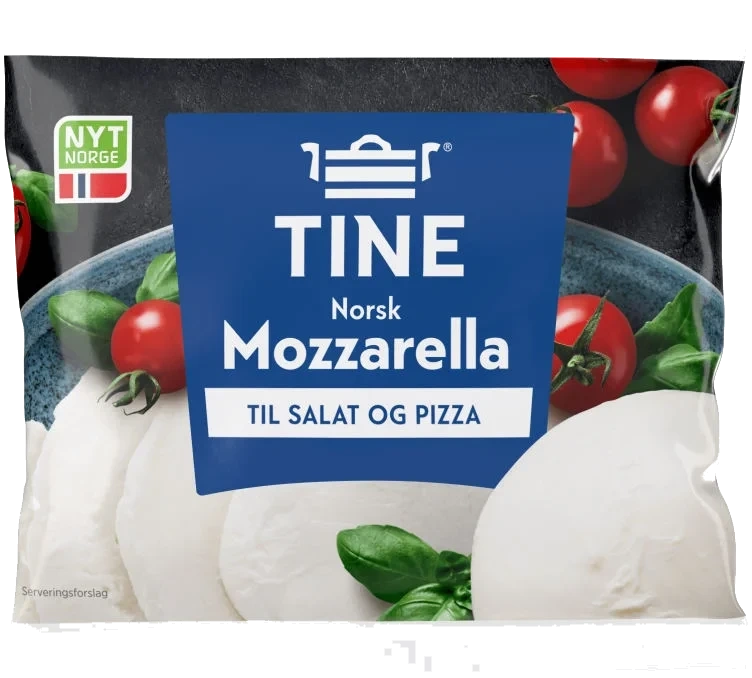 Mozzarella Norsk 225g Tine