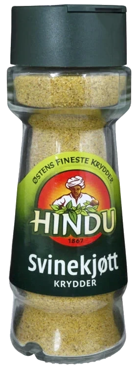 SVINEKJØTTKRYDDER GLASS HINDU