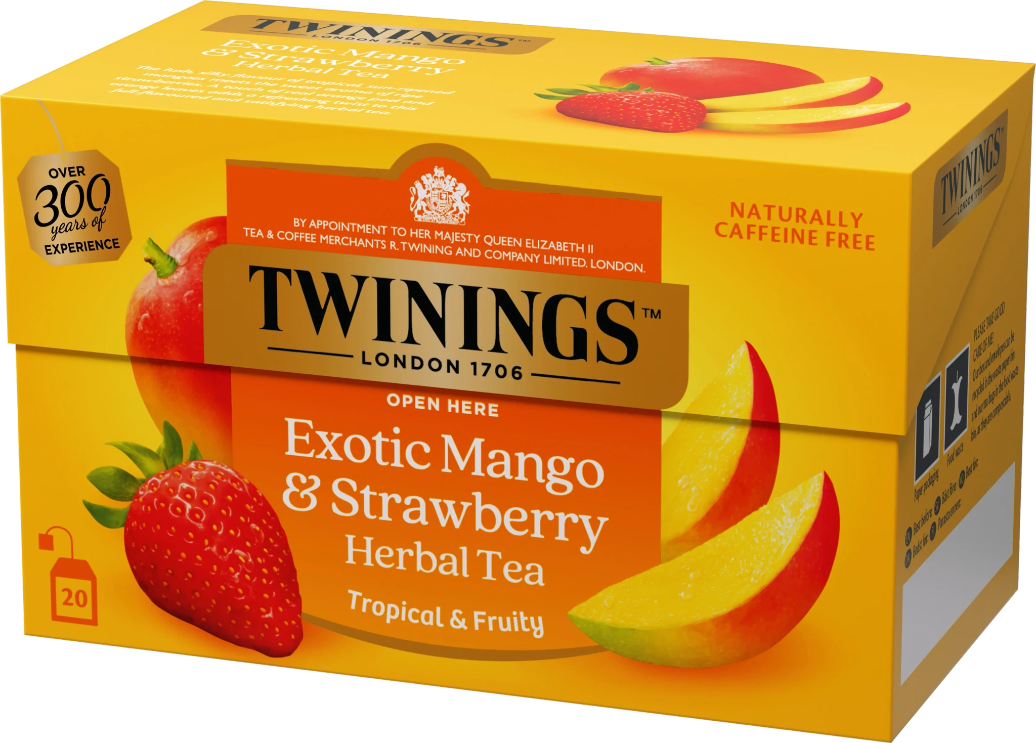 Örtte Exotic mango & strawberry 20-pack