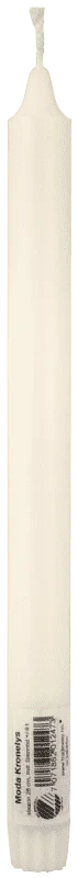 Moda Kronelys Stearin Hvit 28cm