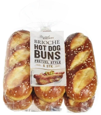 Brioche Pretzel Pølsebrød 6pk