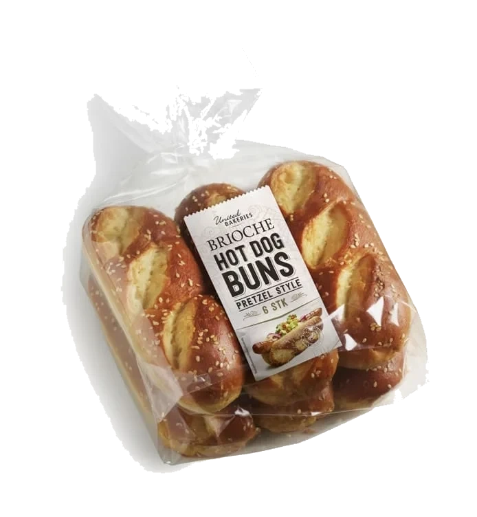 Brioche Pretzel Pølsebrød 6pk