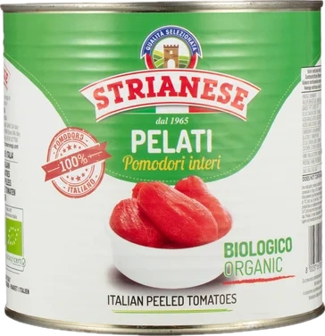 Hermetiske hele tomater fra Italia økologisk 2,55kg