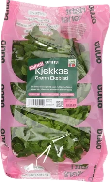 ONNA Kjekkas Grønn Ekeblad Spiseklar Salat