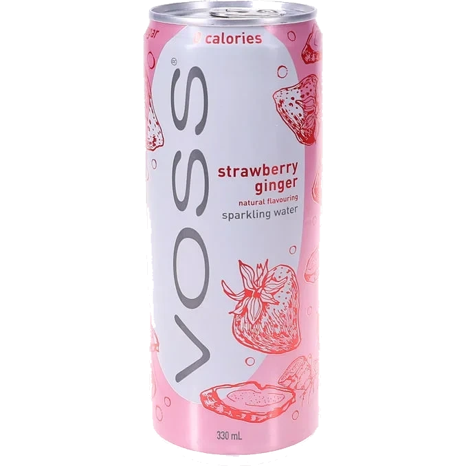 Kolsyrade Vatten Strawberry Ginger
