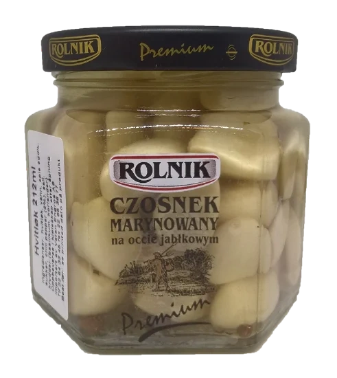 Rolnik Hvitløk på glass 212ml