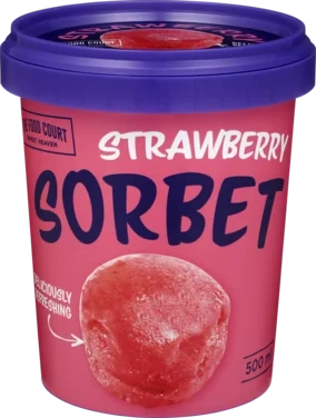 Food Court Strawberry Sorbet 500ml