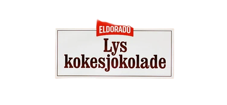 Kokesjokolade Lys 100g Eldorado