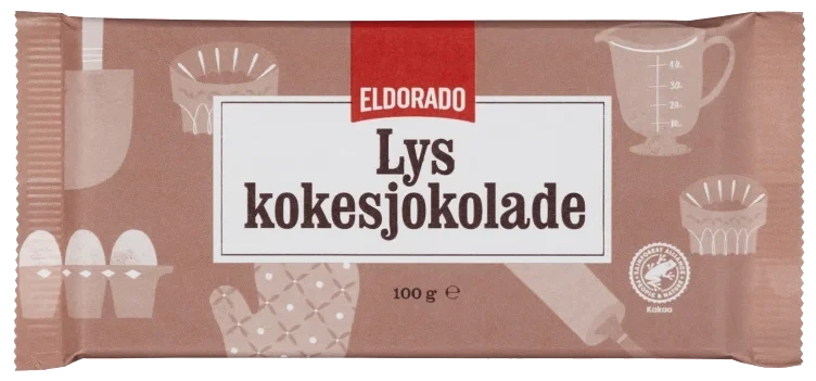 Kokesjokolade Lys 100g Eldorado