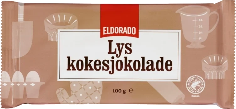 Kokesjokolade Lys 100g Eldorado