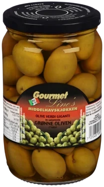 Grønne Oliven 650 g Gourmet Line