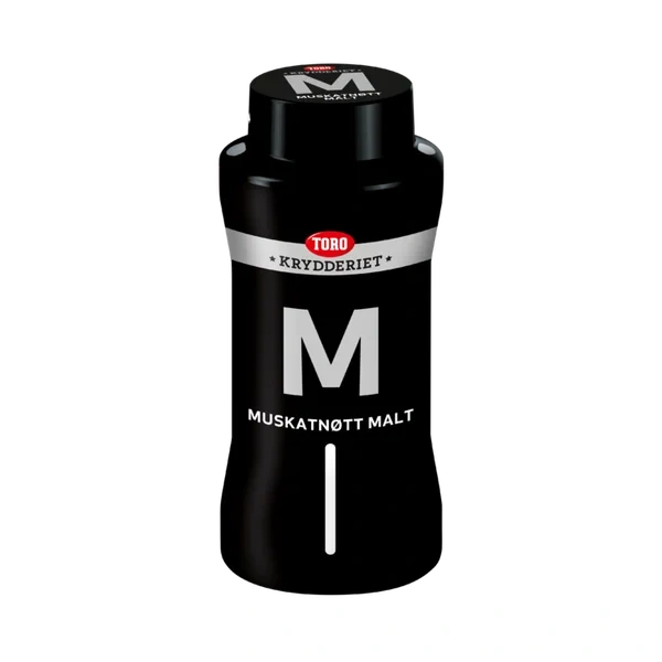 Muskatnøtt Malt 360g Toro Krydder