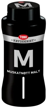 Muskatnøtt Malt 360g Toro Krydder