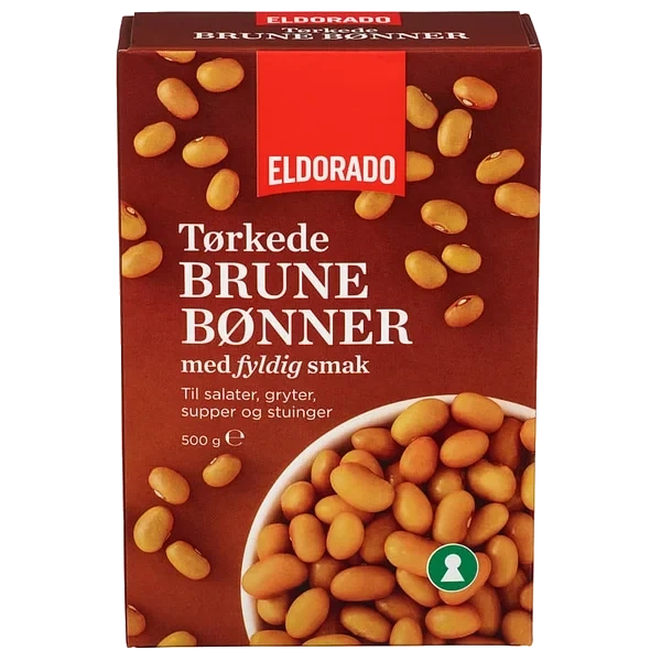 Bønner Brune Tørkede 500g Eldorado
