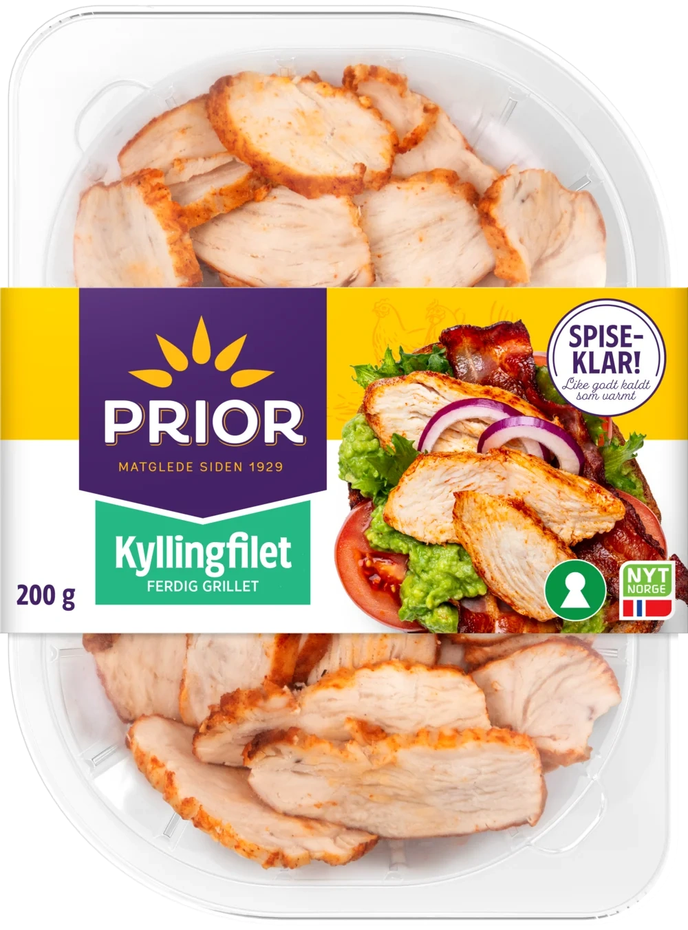 PRIOR Kyllingfilet Skivet Spiseklar 200g