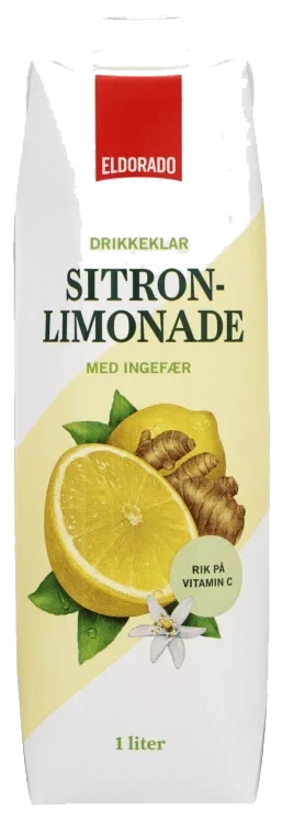 Sitronlimonade m/Ingefær 1l Eldorado