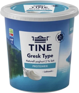 Tine Yoghurt Naturell Gresk Type 850 G