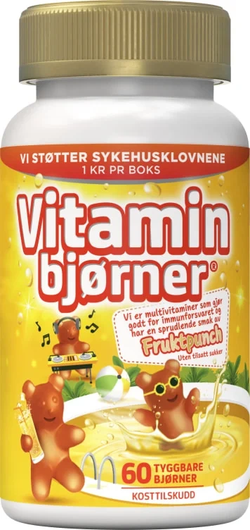 Vitaminbjørner Punch 6x60