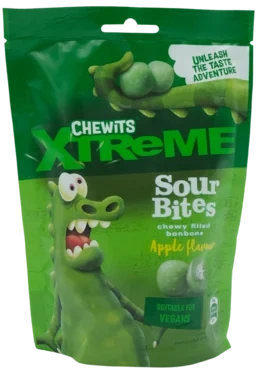 Chewits Xtreme Apple & Lemon Sour Bites 115g