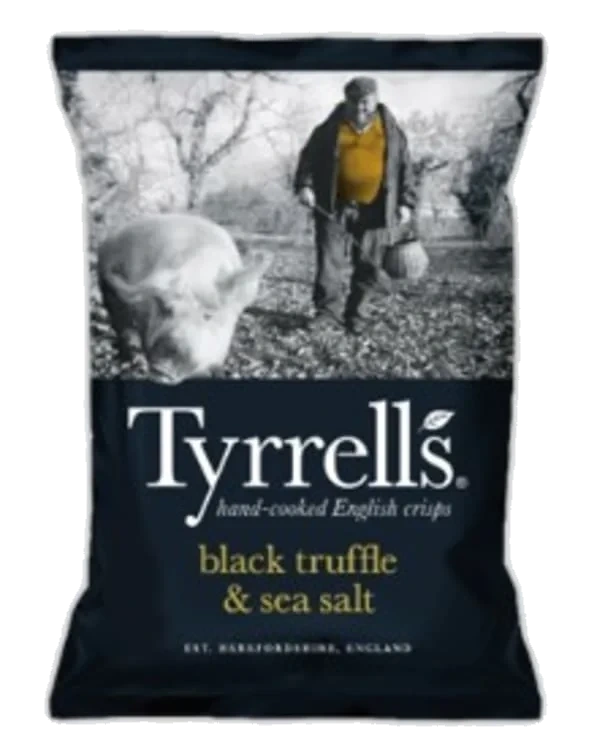Tyrrells Chips Black Truffle&Sea Salt 150g