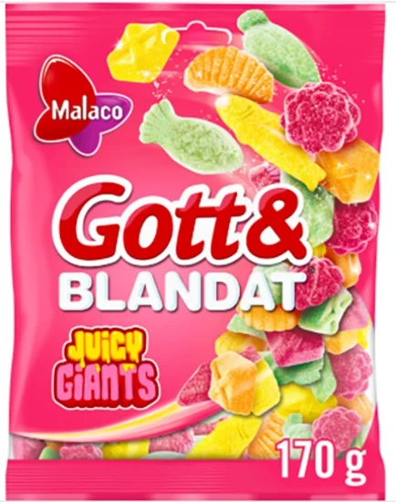 Godt & Blandet Juicy Giants 170g