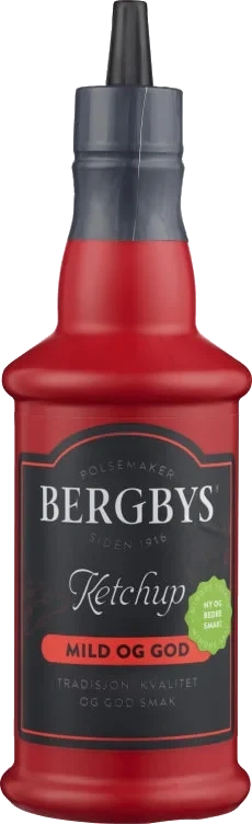 Ketchup Mindre Sukker 510g Bergbys