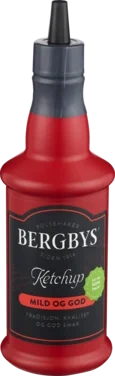 Bergbys Ketchup Mindre Sukker og Salt 510g
