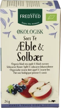 Fredsted Te æble & solbær 16x1,5g