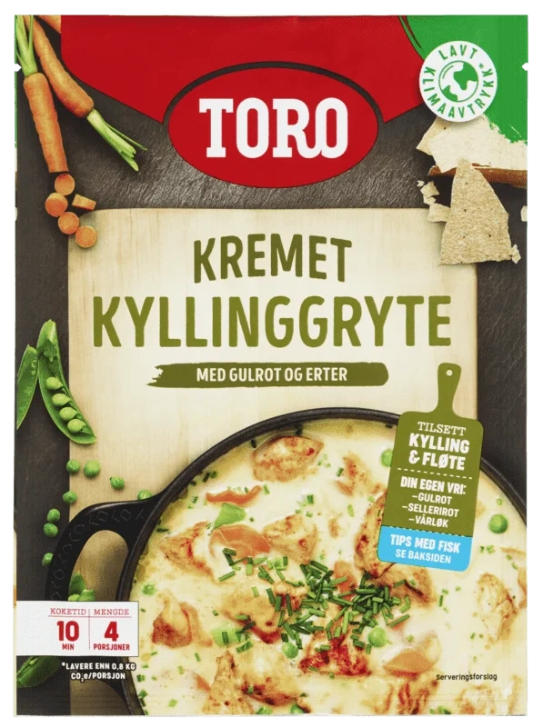Kremet Kyllinggryte 88g Toro