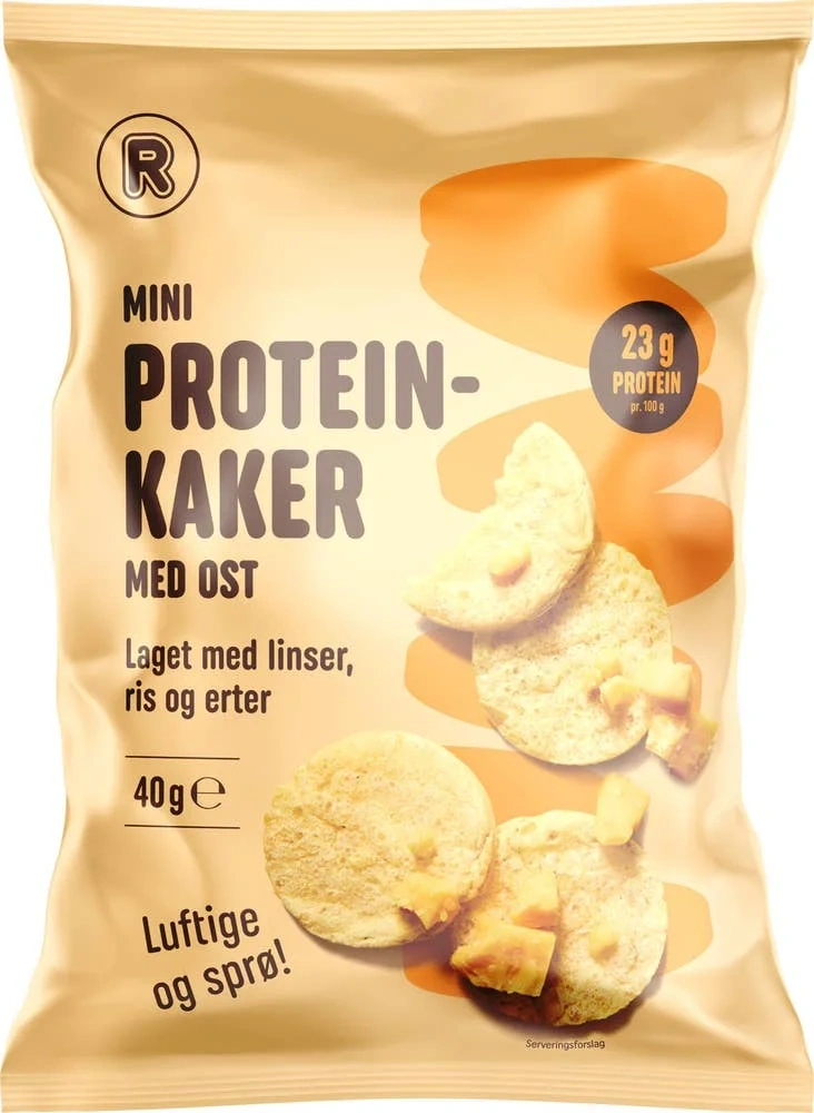 Mini proteinkaker med ost