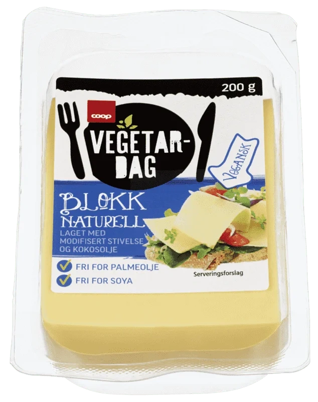 Coop Vegetardag Blokk Naturell 200g