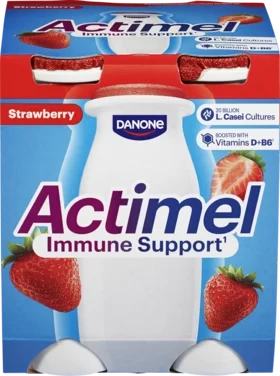 Drikkeyoghurt Jordbær 4x100g Actimel