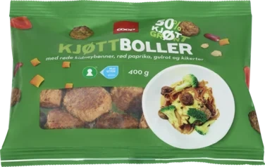 Coop Kjøttboller m/Gr.saker 400g