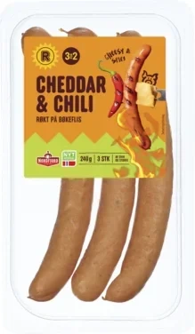 Nordfjord Chili & Cheddar Hot Dog