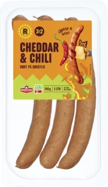 Chili & Cheddar Hot Dog 240g