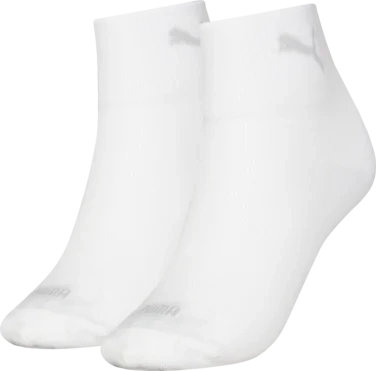 Puma Woman 2pk Quarter Sock Hvit 39/42
