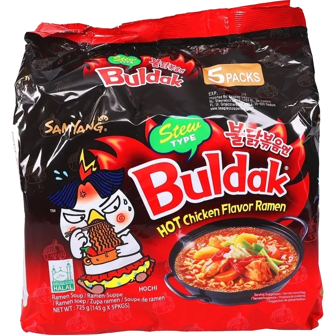 Buldak Hot Chicken Ramen 5-Pack
