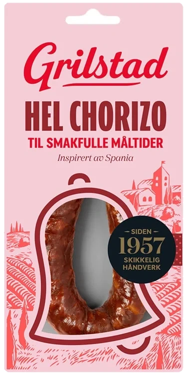 Chorizo i Ring 200g Grilstad
