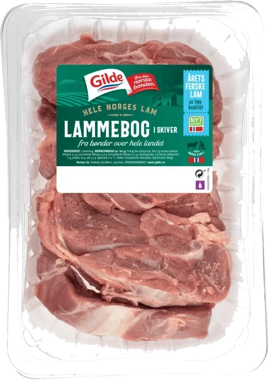 Gilde NG Lammebog i Skiver 850g Pk