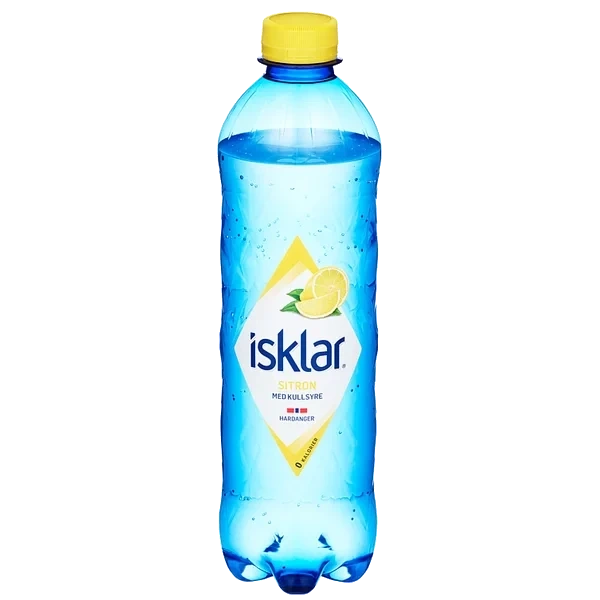 Isklar Sparkling Sitron 0,5l