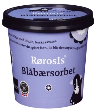 Rørosis Blåbærsorbet 130ml