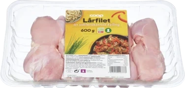 Coop Kylling Lårfilet Saktevoksende 600g