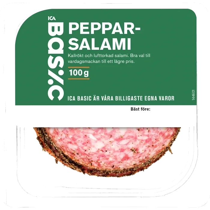 Pepparsalami 100g ICA Basic