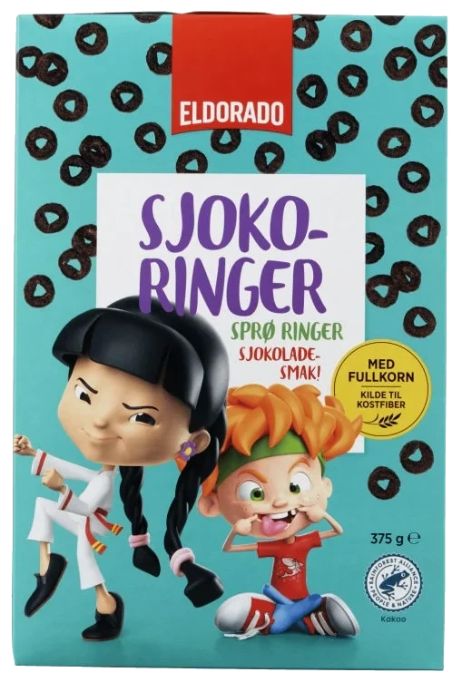 Sjokoringer 375g Eldorado
