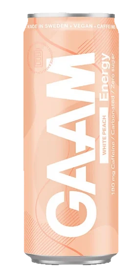 Gaam Energy White Peach 330ml