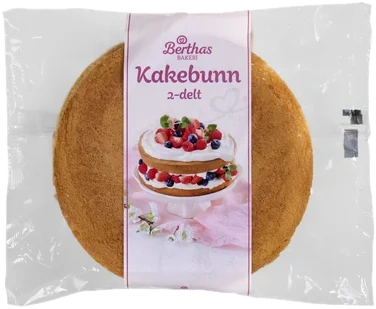 Kakebunn 2-delt 270g Berthas