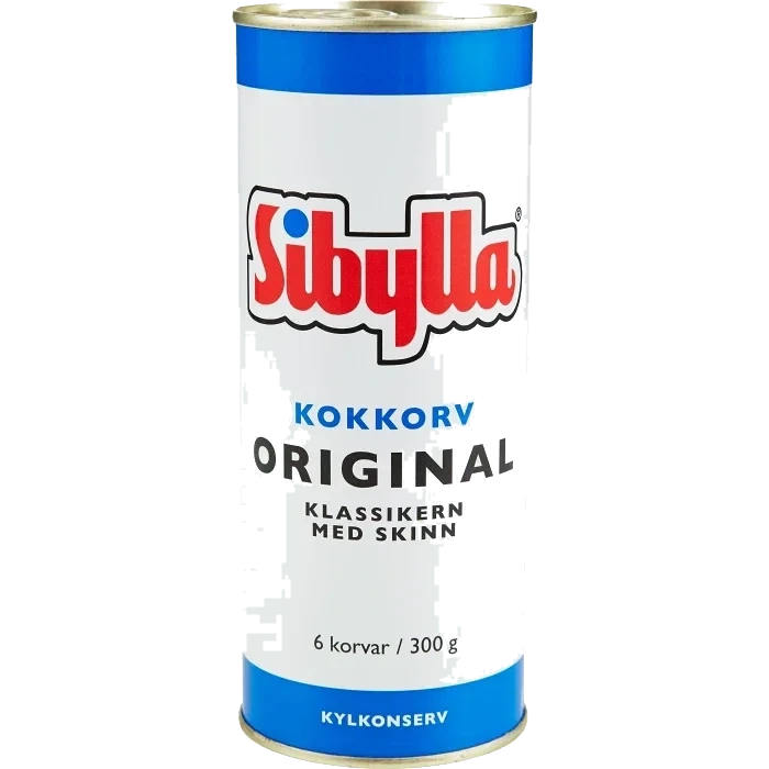 Kokkorv Original med skinn 300g Sibylla