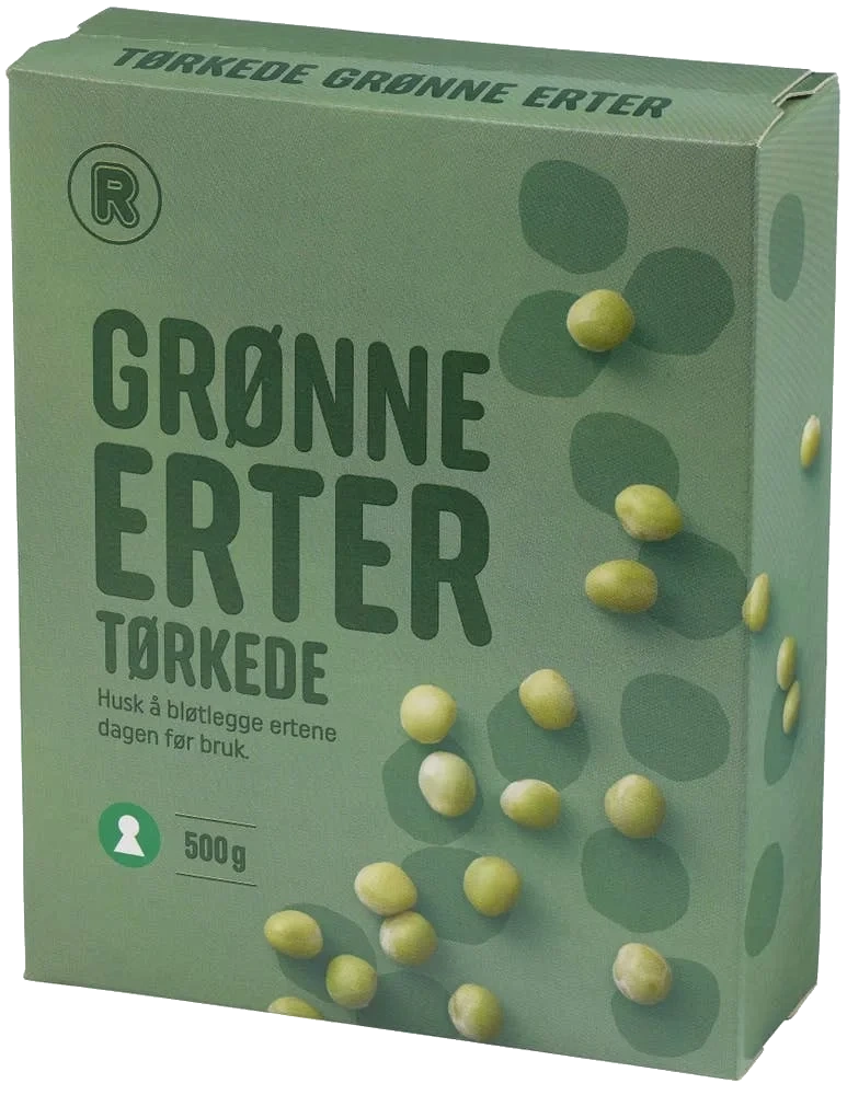 Tørkede Erter Grønne