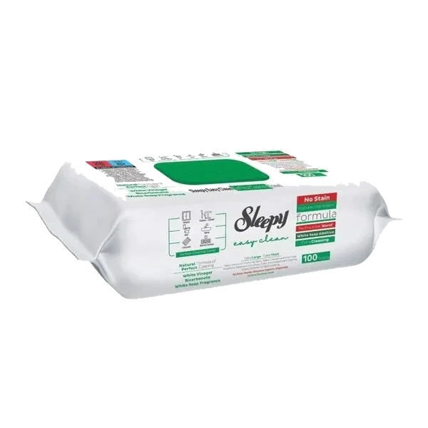 Rengjøringsservietter White Soap- 100pk