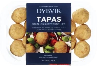 Bolinhos Klippfiskboller Dybvik